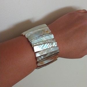 Abalone shell bracelet